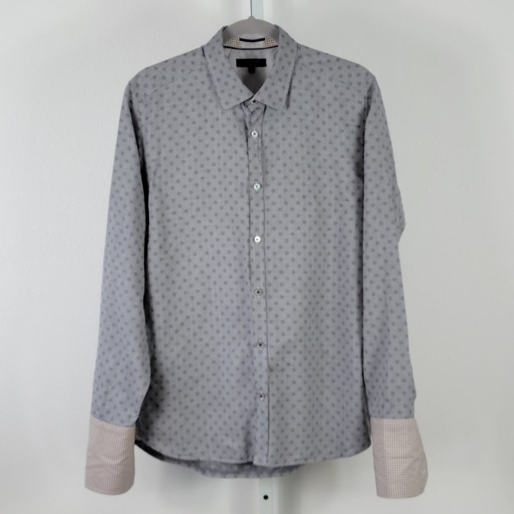 TED BAKER PASHION  dress shirts black Sz 16 (L)